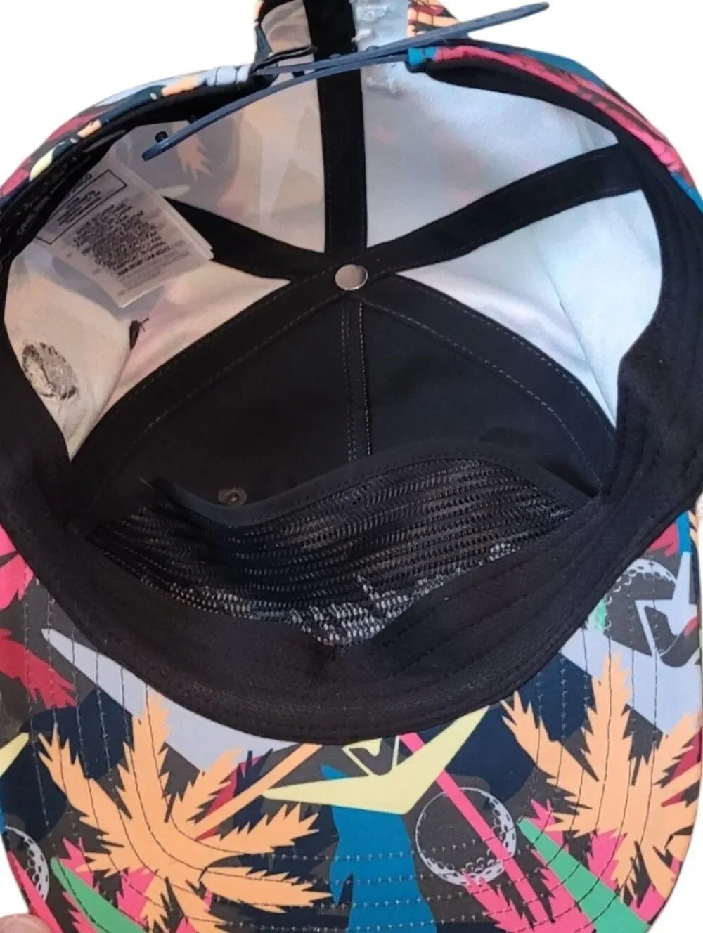 adidas Sunday Pines Tropical Print Baseball Hat OS